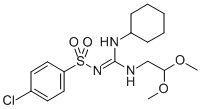 CAS#: 71795-26-1, 4-Chloro-N-((Cyclohexylamino)((2,2-Dimethoxyethyl) Amino)Methylene)-Benzenesulfonamide