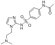 CAS#: 71795-45-4, N-(4-(((1-(2-(Dimethylamino)Ethyl)-1H-Imidazol-2-Yl)Amino)Sulfonyl)Phenyl)-Acetamide