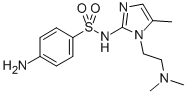 CAS#: 71795-51-2, 4-Amino-N-[1-(2-dimethylaminoethyl)-5-methyl-2-imidazolyl]benzenesulfonamide
