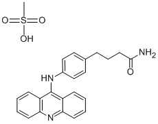 CAS#: 71798-49-7, 4-(4-(9-Acridinylamino)Phenyl)Butyramide Methanesulfonate