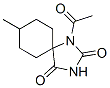 CAS 登录号：718-70-7， 1-乙酰基-8-甲基-1,3-二氮杂螺[4.5]癸烷-2,4-二酮