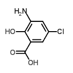 CAS 登录号：7180-80-5， 3-氨基-5-氯-2-羟基苯甲酸