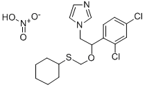 CAS#: 71821-29-9, 1-(2-((Cyclohexylthio)Methoxy)-2-(2,4-Dichlorophenyl)Ethyl)-1H-Imidazole Mononitrate