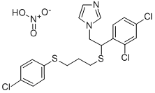 CAS 登录号：71821-48-2， 1-(beta-(3-(4-氯苯基硫代丙硫基))-2,4-二氯苯乙基)-咪唑-硝酸盐