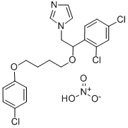 CAS 登录号：71821-50-6， 1-(beta-(4-(4-氯苯氧基)-丁氧基-2,4-二氯苯乙基))-咪唑-硝酸盐