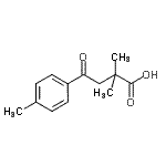 CAS#: 71821-98-2, 2,2-Dimethyl-4-(4-methylphenyl)-4-oxobutanoic acid