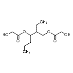CAS#: 71849-92-8, 2-Ethyl-3-(glycoloyloxy)hexyl glycolate