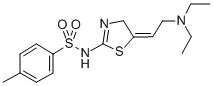 CAS#: 71933-25-0, N-(5-(2-(Diethylamino)Ethylidene)-4,5-Dihydro-2-Thiazolyl)-4-Methylbenzenesulfonamide