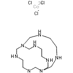 CAS#: 71963-57-0, Cobalt(3+) chloride - 1,3,6,8,10,13,16,19-octaazabicyclo[6.6.6]icosane (1:3:1)