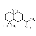 CAS#: 71963-78-5, 7-Isopropenyl-1,4a-dimethyldecahydro-1-naphthalenol