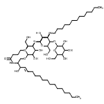 CAS#: 71965-57-6, N-[(4E)-1-{[Hexopyranosyl-(1->4)hexopyranosyl-(1->4)hexopyranosyl]oxy}-3-hydroxy-4-octadecen-2-yl]pentacosanamide