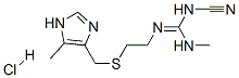 CAS#: 71989-90-7, N-Cyano-N'-Methyl-N''-[2-[[(5-Methyl-1H-Imidazol-4-Yl)Methyl]Thio]Ethyl]Guanidine Hydrochloride