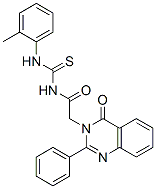 CAS#: 72045-61-5, N-[(2-Methylphenyl)Carbamothioyl]-2-(4-Oxo-2-Phenylquinazolin-3-Yl)Acetamide