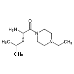 CAS 登录号：720656-32-6， (2S)-2-氨基-1-(4-乙基-1-哌嗪基)-4-甲基-1-戊酮