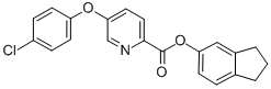 CAS#: 72133-67-6, 2,3-Dihydro-1H-Inden-5-Yl 5-(4-Chlorophenoxy)Pyridine-2-Carboxylate