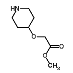 CAS#: 721391-32-8, methyl 2-(4-piperidyloxy)acetate