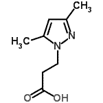 CAS#: 72145-01-8, 3-(3,5-Dimethyl-1H-pyrazol-1-yl)propanoic acid