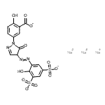 CAS#: 72152-57-9, Trisodium 2-hydroxy-5-{4-[(2-hydroxy-3,5-disulfonatophenyl)diazenyl]-5-oxo-4,5-dihydro-1H-pyrazol-1-yl}benzoate