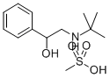 CAS#: 72156-37-7, 2-(Tert-Butylamino)-1-Phenylethanol; Methanesulfonic Acid