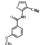 CAS#: 721909-43-9, N-(3-Cyano-2-thienyl)-3-methoxybenzamide