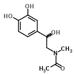 CAS#: 721917-86-8, N-[2-(3,4-Dihydroxyphenyl)-2-hydroxyethyl]-N-methylacetamide