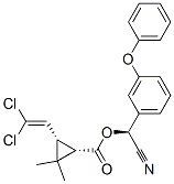CAS#: 72204-43-4, (1S,3S)-3-(2,2-Dichloroethenyl)-2,2-Dimethyl-Cyclopropanecarboxylic Acid (S)-Cyano(3-Phenoxyphenyl)Methylester