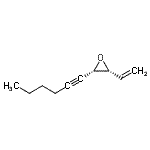 CAS#: 72206-16-7, (2S,3R)-2-(1-Hexyn-1-yl)-3-vinyloxirane