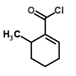 CAS#: 72233-49-9, 6-Methyl-1-cyclohexene-1-carbonyl chloride