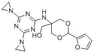 CAS#: 72239-53-3, [5-[(4,6-Diethylenimino-s-triazin-2-yl)amino]-2-(2-furyl)-1,3-dioxan-5-yl]methanol