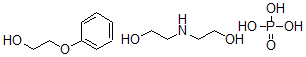 CAS#: 72283-39-7, 2-(2-Hydroxyethylamino)Ethanol; 2-Phenoxyethanol; Phosphoric Acid