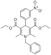 CAS#: 72284-55-0, Diethyl 2,6-Dimethyl-4-(3-Nitrophenyl)-1-(Phenylmethyl)-4H-Pyridine-3,5-Dicarboxylate
