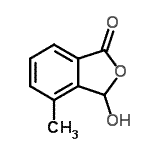 CAS#: 72288-75-6, 3-Hydroxy-4-methyl-2-benzofuran-1(3H)-one