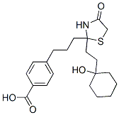 CAS#: 72313-44-1, 4-[3-[3-[2-(1-Hydroxycyclohexyl)Ethyl]-4-Oxo-1,3-Thiazolidin-2-Yl]Propyl]Benzoic Acid