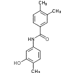 CAS 登录号：723256-61-9， N-(3-羟基-4-甲基苯基)-3,4-二甲基苯甲酰胺