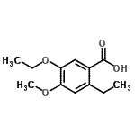 CAS 登录号：723261-93-6， 5-乙氧基-2-乙基-4-甲氧基苯甲酸