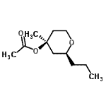 CAS#: 723340-89-4, (2S,4S)-4-Methyl-2-propyltetrahydro-2H-pyran-4-yl acetate