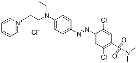 CAS#: 72361-39-8, 2,5-Dichloro-4-[4-(Ethyl-(2-Pyridin-1-Ium-1-Ylethyl)Amino)Phenyl]Diazenyl-N,N-Dimethylbenzenesulfonamide Chloride