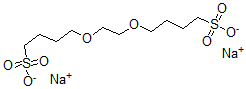 CAS 登录号：72361-57-0， 4-[2-(4-磺酸丁氧基)乙氧基]丁烷-1-磺酸二钠盐