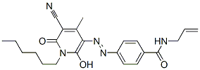 CAS#: 72362-98-2, 4-[(2S,3S,4R,5R)-5-Cyano-1-Hexyl-2-Hydroxy-4-Methyl-6-Oxopiperidin-3-Yl]Diazenyl-N-Prop-2-Enylbenzamide