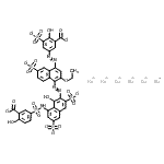 CAS#: 72379-56-7, Hexasodium 5-({4-[(8-{[(3-carboxylato-4-hydroxyphenyl)sulfonyl]amino}-1-hydroxy-3,6-disulfonato-2-naphthyl)diazenyl]-3-ethoxy-7-sulfonato-1-naphthyl}diazenyl)-2-hydroxy-3-sulfonatobenzoate