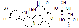 CAS 登录号：72407-39-7， 10,11-Dimethoxy-3-isotetrahydroalstonique acide hydrazide diphosphate