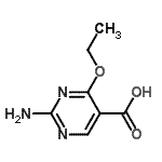CAS#: 72411-91-7, 2-Amino-4-ethoxy-5-pyrimidinecarboxylic acid