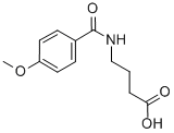 CAS 登录号：72432-14-5， 4-[(4-甲氧基苯甲酰基)氨基]丁酸