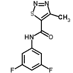 CAS#: 724435-68-1, N-(3,5-Difluorophenyl)-4-methyl-1,2,3-thiadiazole-5-carboxamide