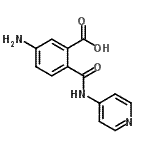 CAS 登录号：724455-77-0， 5-氨基-2-(4-吡啶基氨基甲酰)苯甲酸