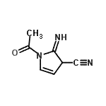 CAS#: 724462-20-8, 1-Acetyl-2-imino-2,3-dihydro-1H-pyrrole-3-carbonitrile