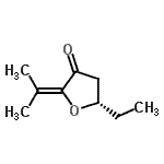 CAS 登录号：724477-80-9， (5S)-5-乙基-2-异亚丙基二氢-3(2H)-呋喃酮