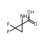 CAS#: 724700-75-8, 1-Amino-2,2-difluorocyclopropanecarboxylic acid