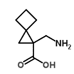 CAS#: 724773-02-8, 1-(Aminomethyl)spiro[2.3]hexane-1-carboxylic acid