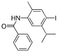 CAS#: 7248-69-3, N-(4-Iodo-2-Methyl-5-Propan-2-Yl-Phenyl)Benzamide